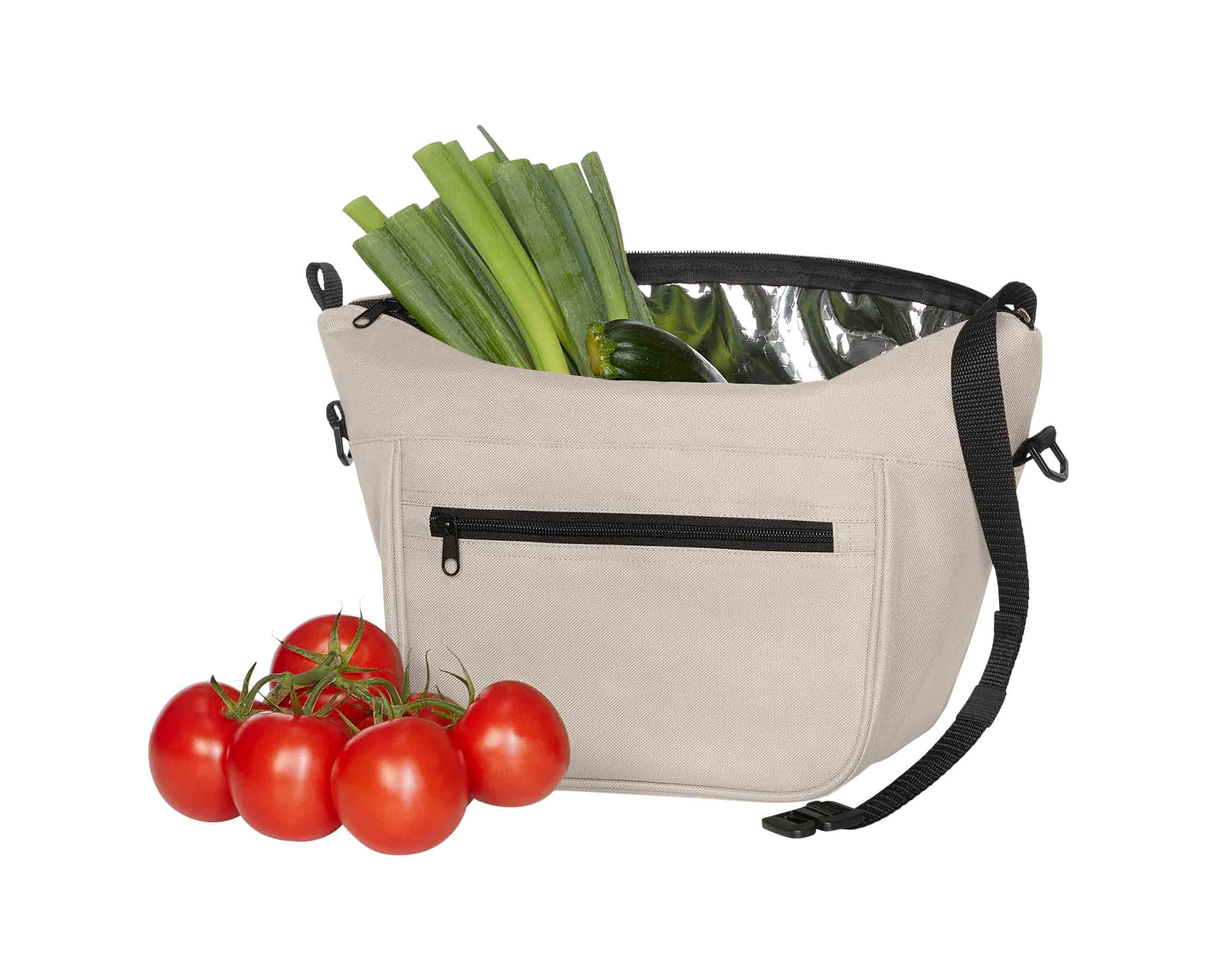 Kompakte Fahrrad-Kühltasche mit Logo HF18049 personalisierbar
