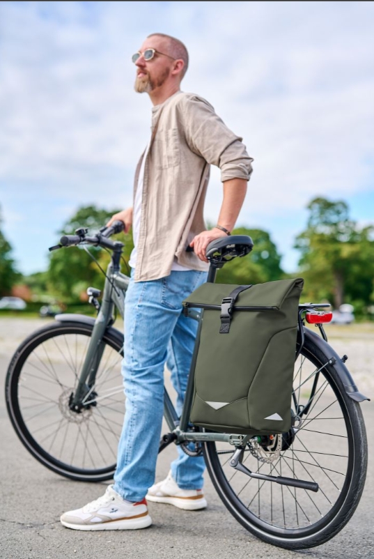 Fahrrad Rolltop-Rucksack und Tasche für Gepäckträger HF18063