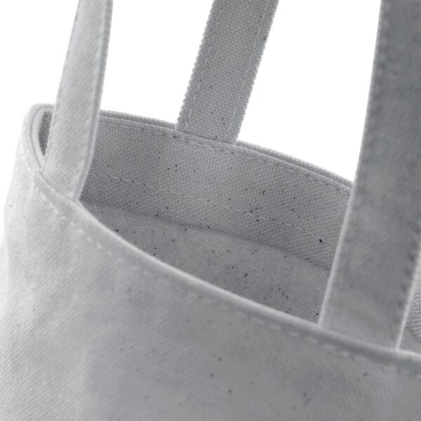 Fairtrade Baumwolltasche für Flaschen selbst gestalten grau